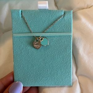 Tiffany & Co. Double Heart Necklace